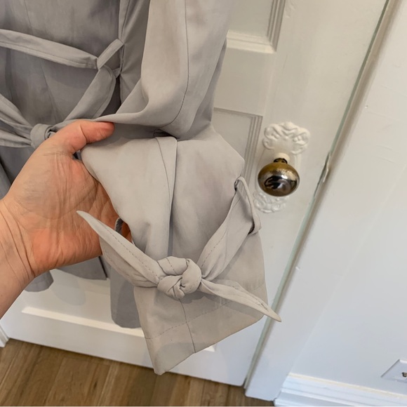 London Fog grey trench, size S - Picture 8 of 16